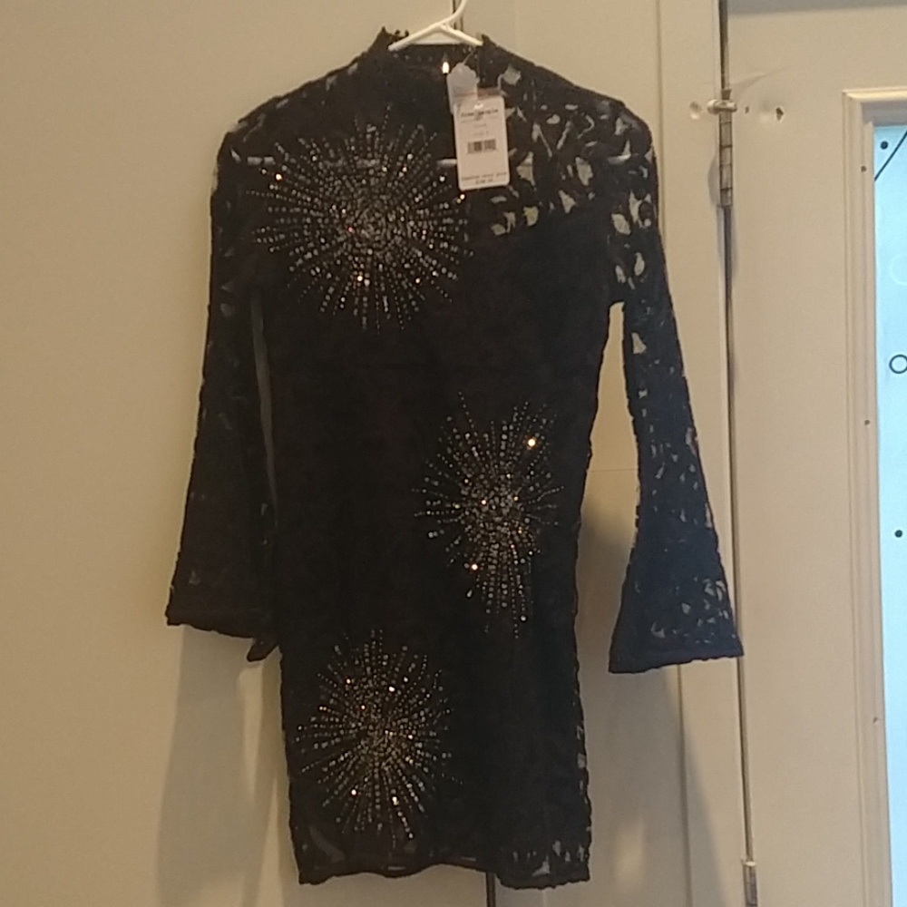 Free People lace and sequin dress